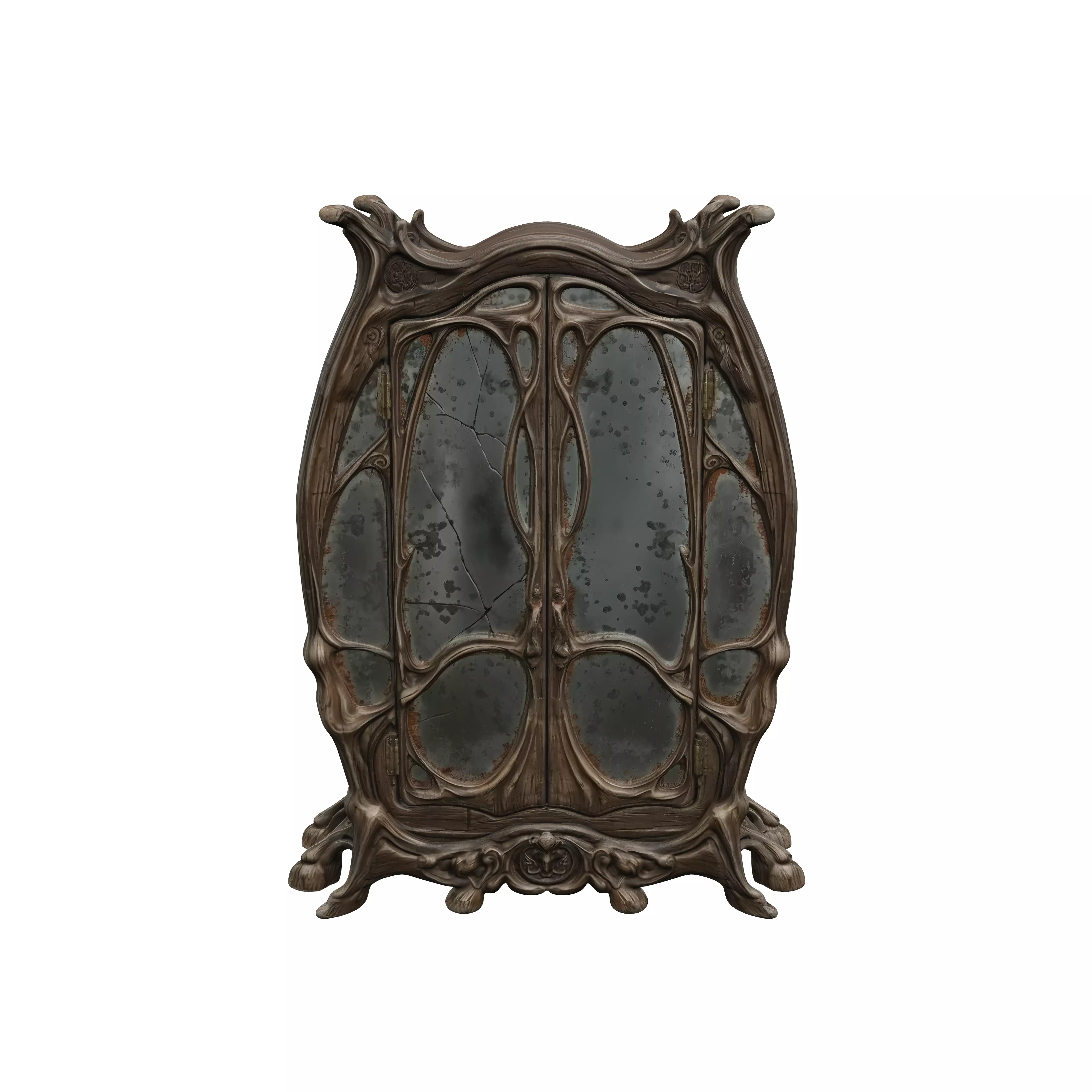 Cracked Glass Armoire 3D model