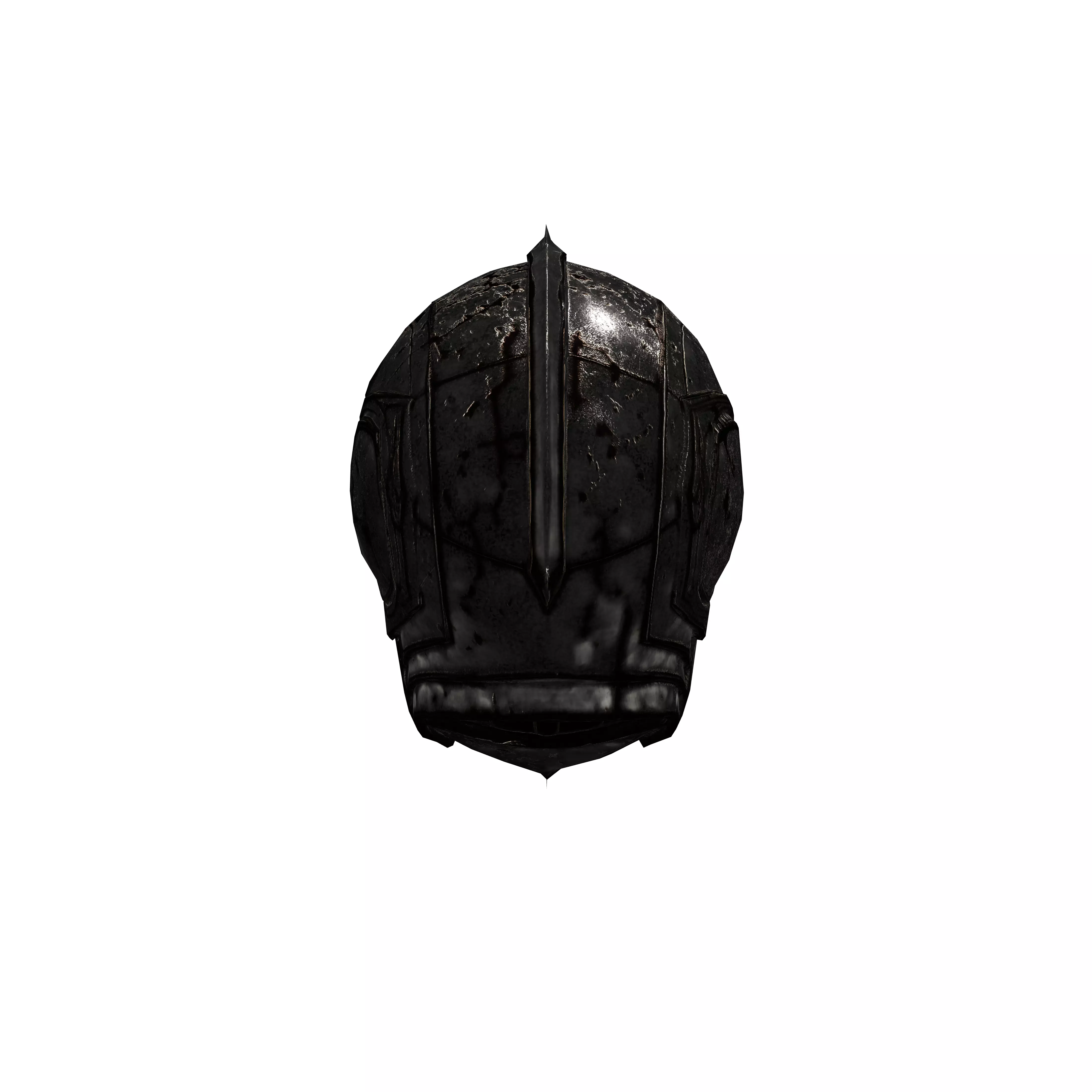 Cracked Helmet 3D model