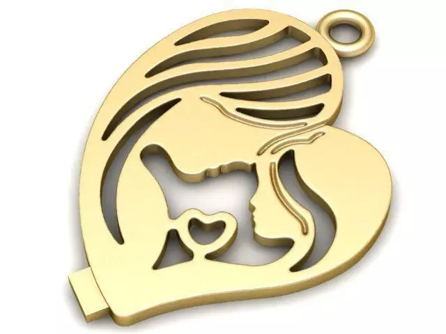 Pendant 3D print model_0