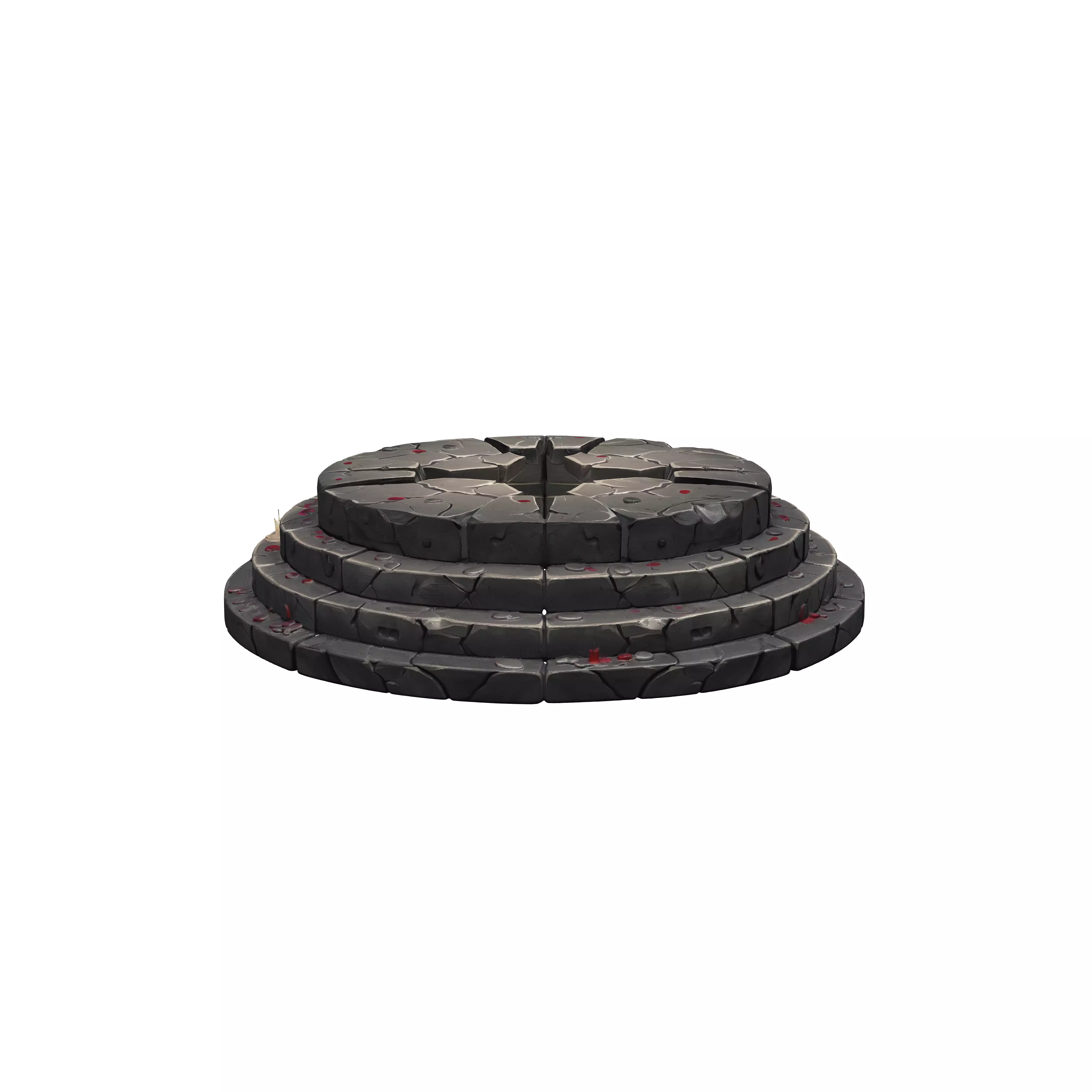 Cracked Stone Circle 3D model