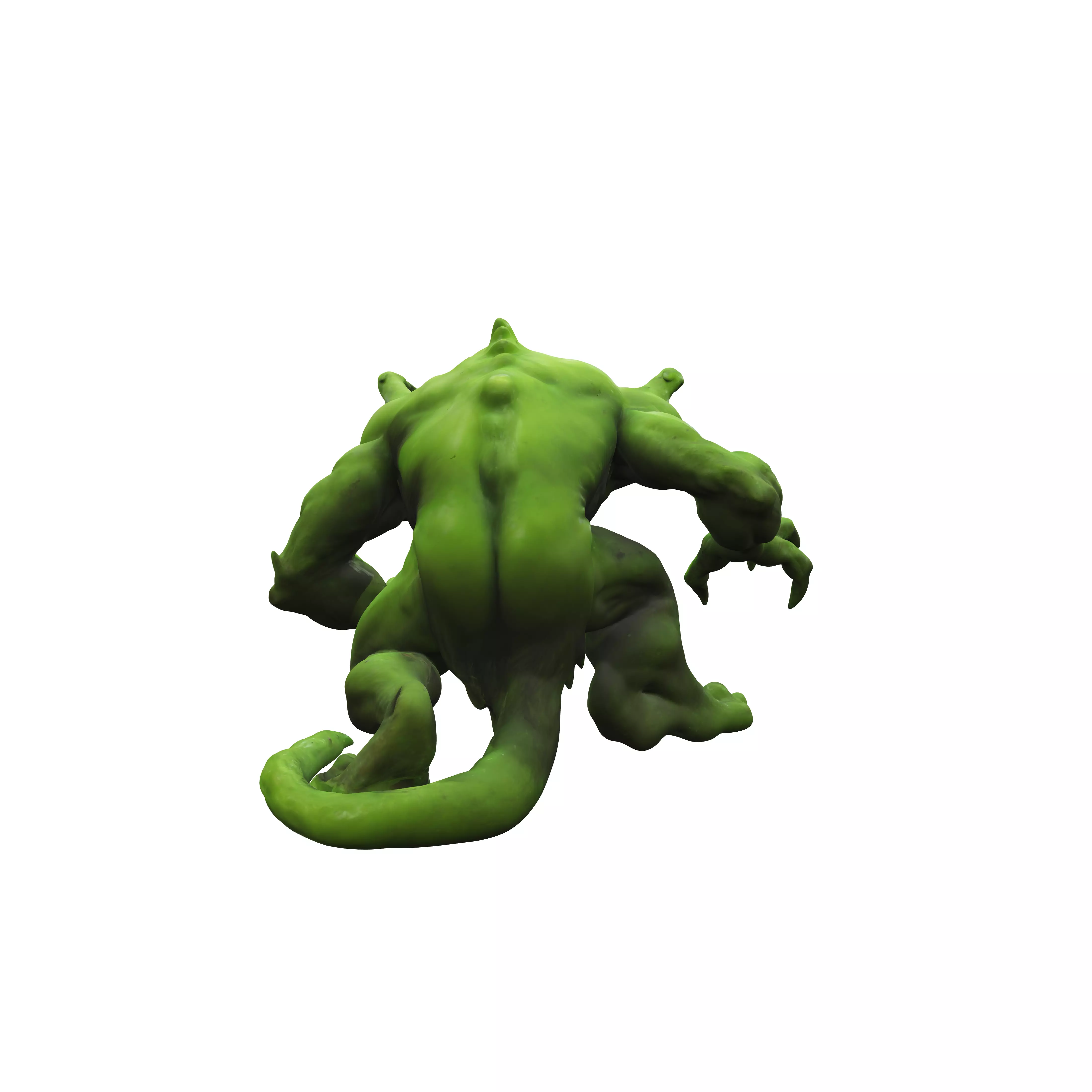 Gross Monster covered in green slime highly detailed ultrarea... 3D model