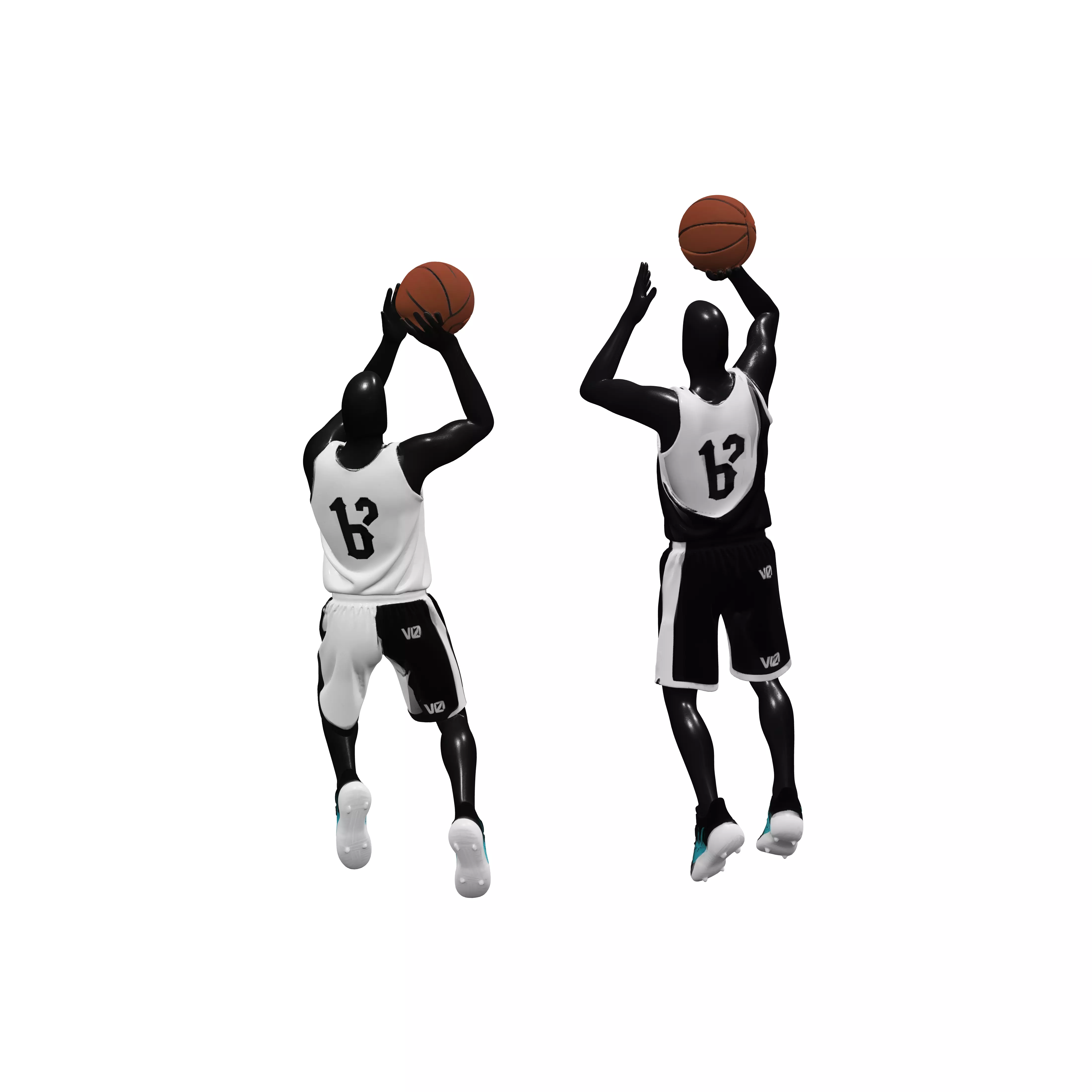 Jump Shot Duo 3D model
