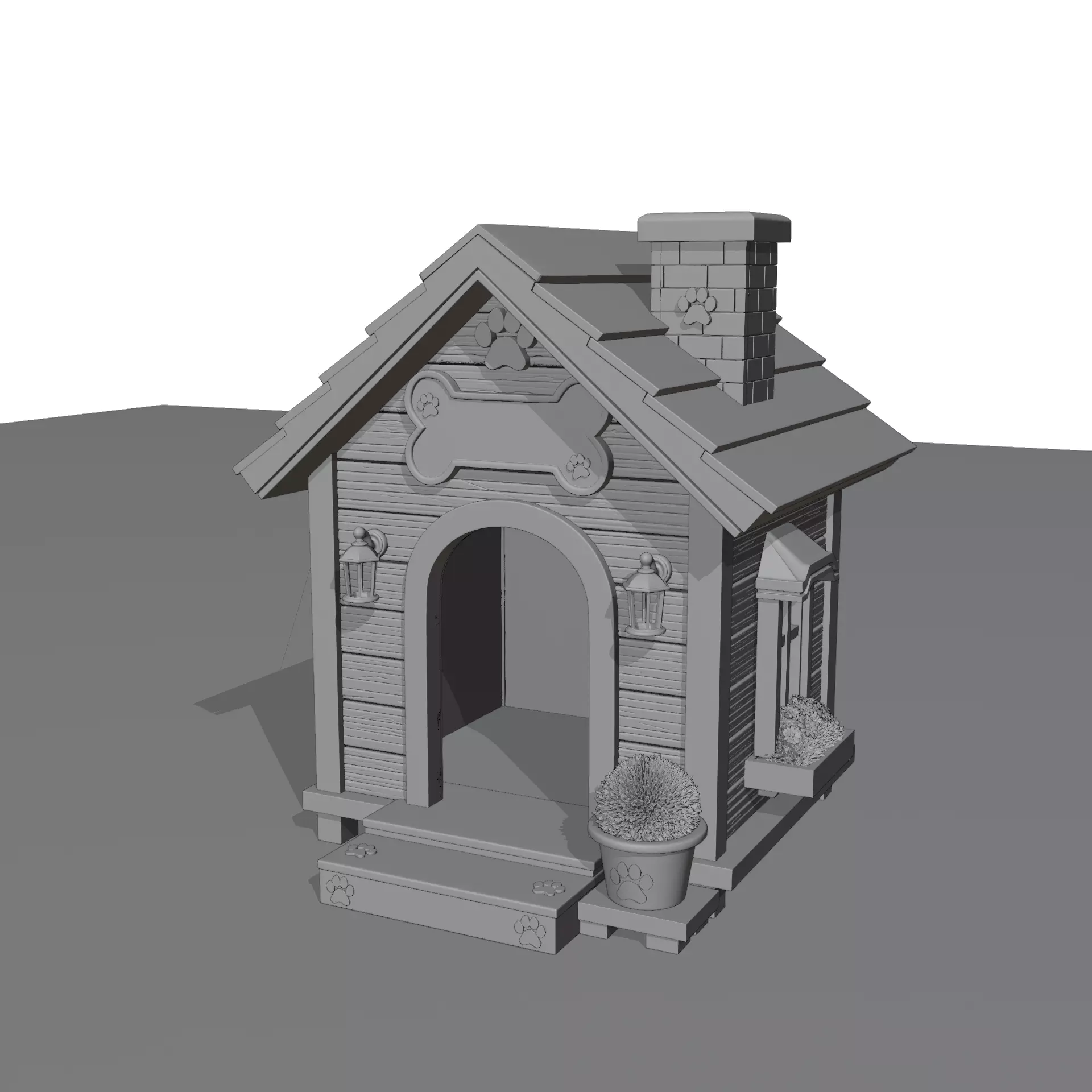 dog house 3D print model