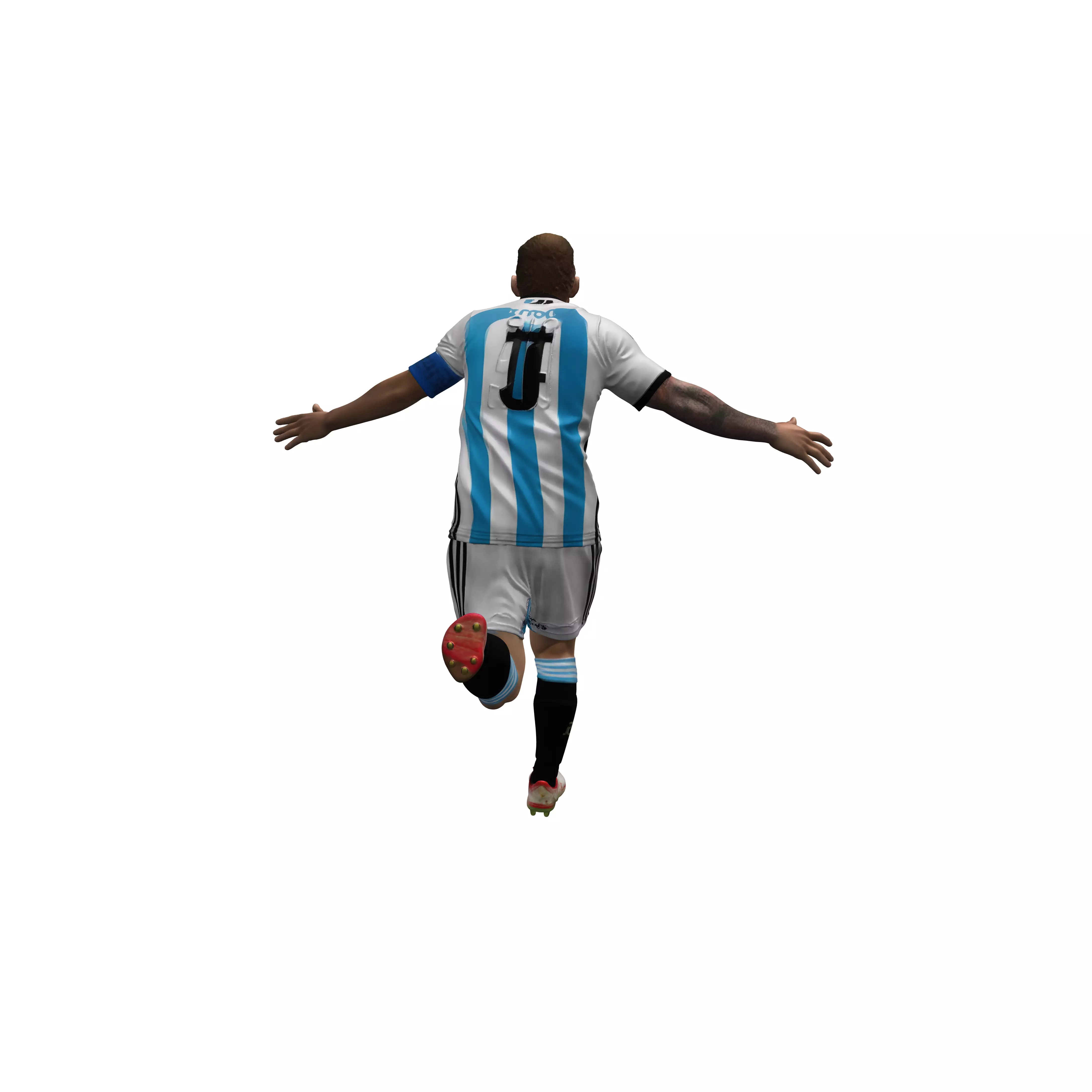 Messi Celebrates 3D model