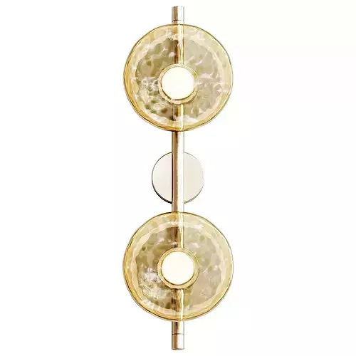 Ceto Offset Wall Lamp Low-poly 3D model 3