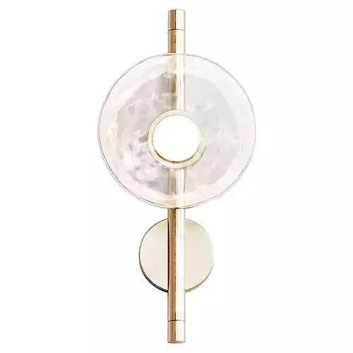 Ceto Offset Wall Lamp Low-poly 3D model 7