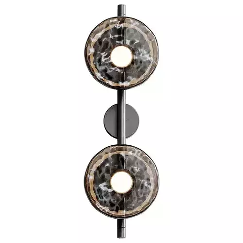 Ceto Offset Wall Lamp Low-poly 3D model 4
