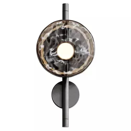 Ceto Offset Wall Lamp Low-poly 3D model 6