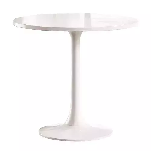 Tyulip Table and Cuscino Doga Armchair Low-poly 3D model 6