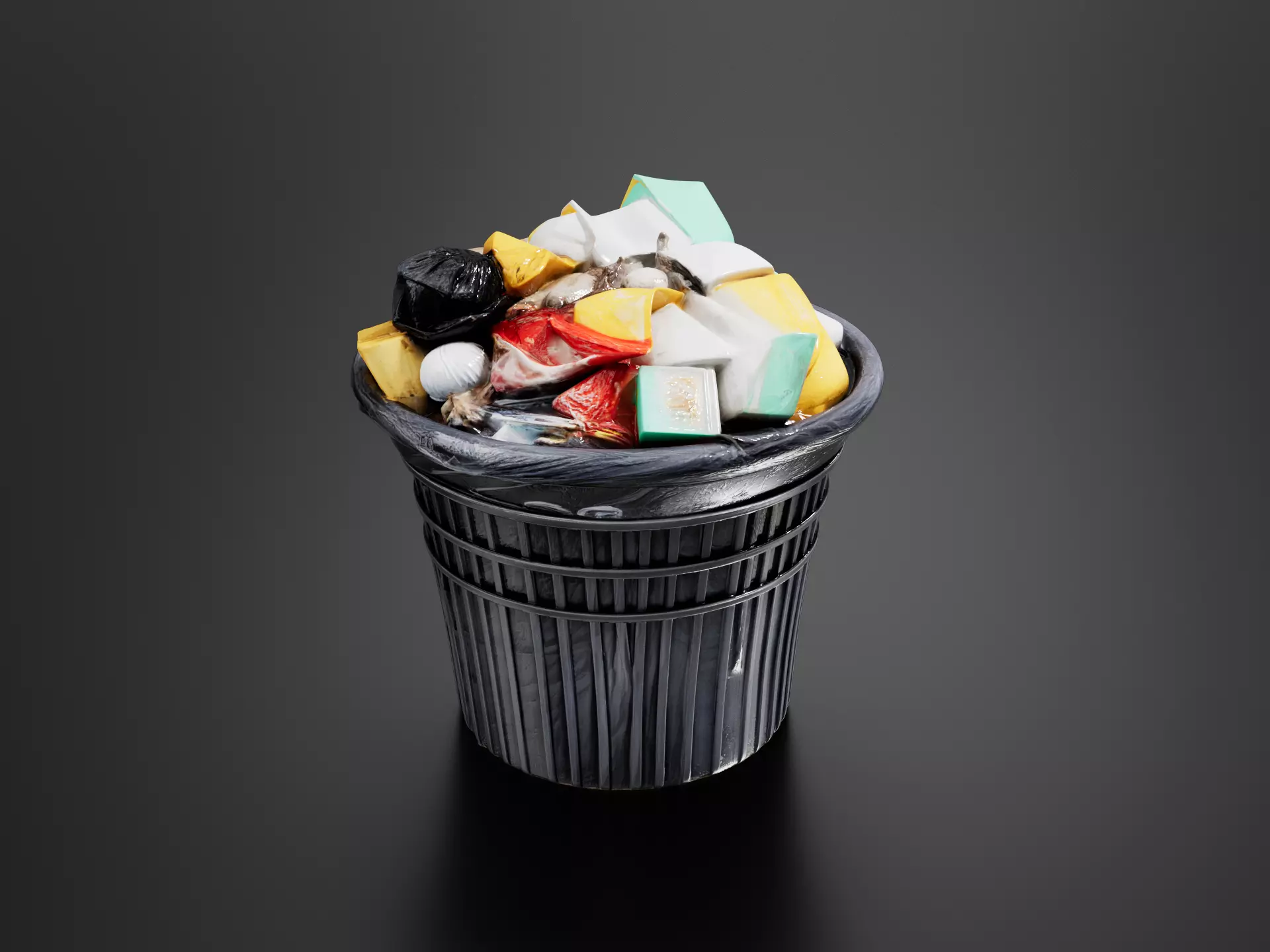 Trash can 12 3D print model