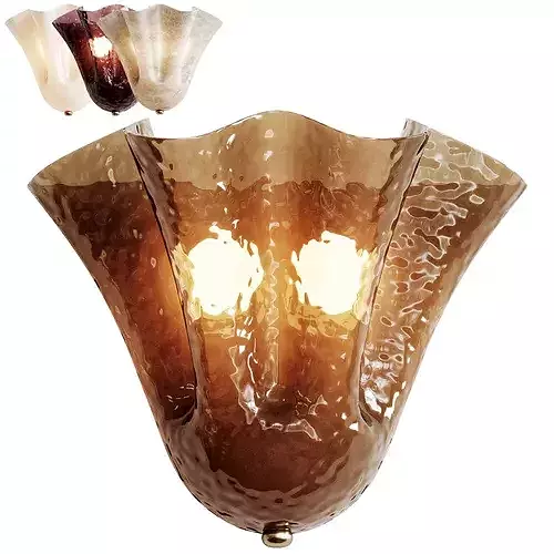 Petalia Wall Light Low-poly 3D model