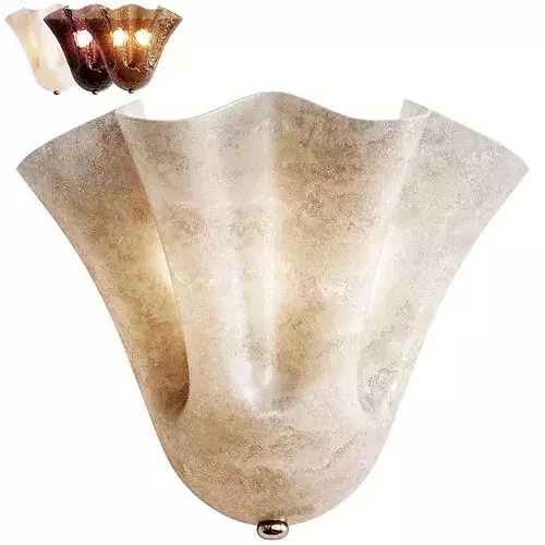 Petalia Wall Light Low-poly 3D model 7