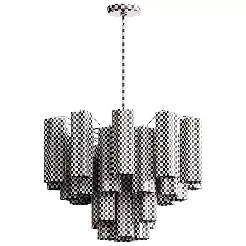 Imondo Chandelier Light Low-poly 3D model 6