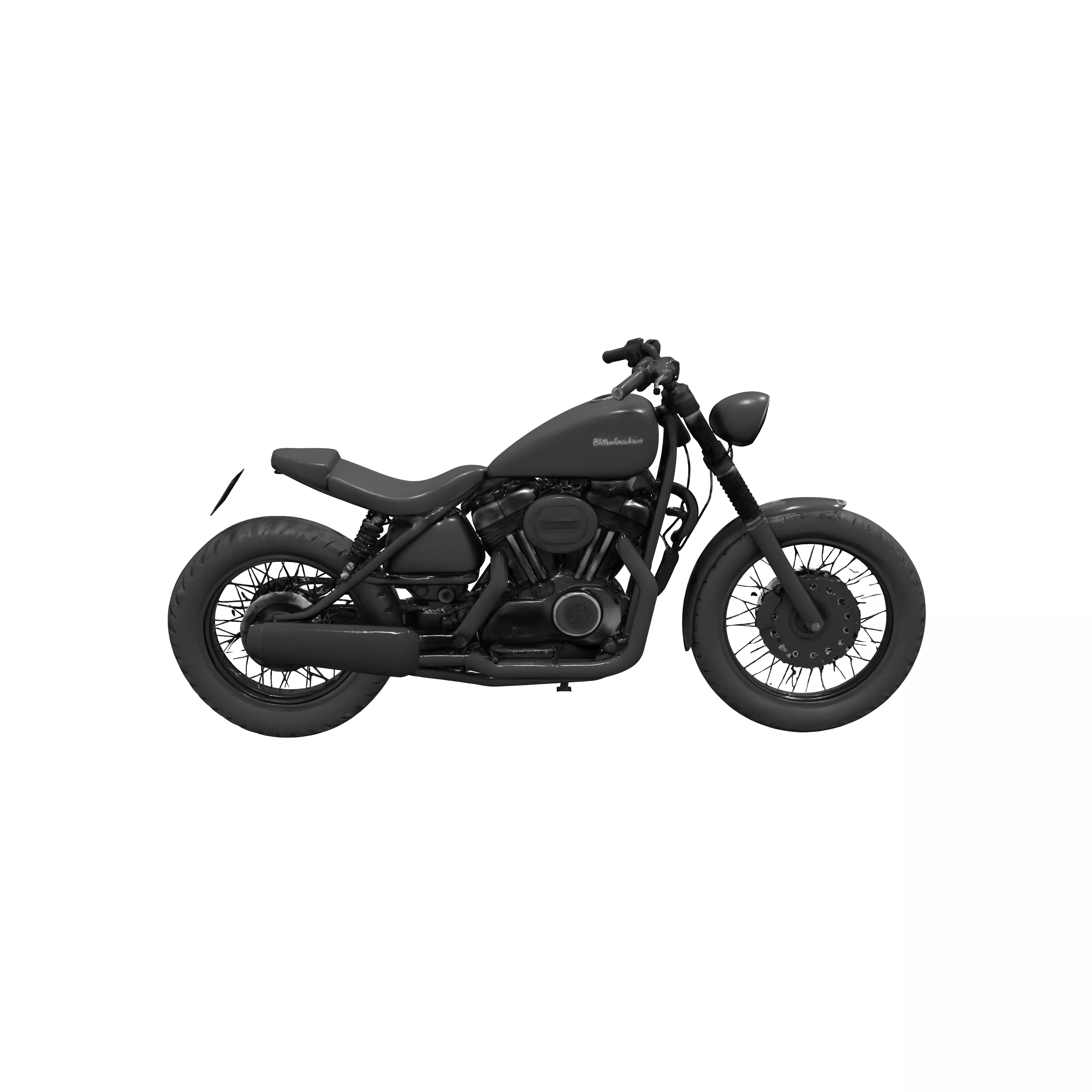 Harley Davidson bobber 3D model