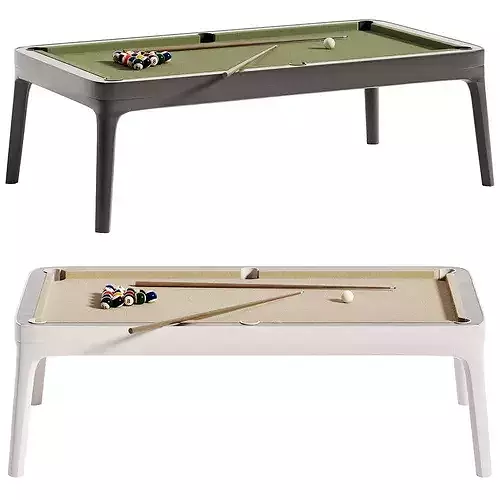 Dma Pool Table Low-poly 3D model 2
