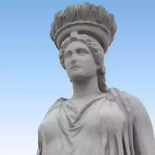 Caryatid statue of greek goddess Free 3D print model
