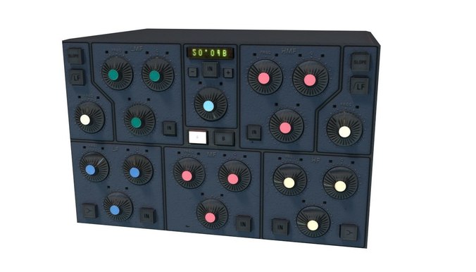Computer Interface Module Sci Fi Prop Electronic Technology Low-poly 3D model