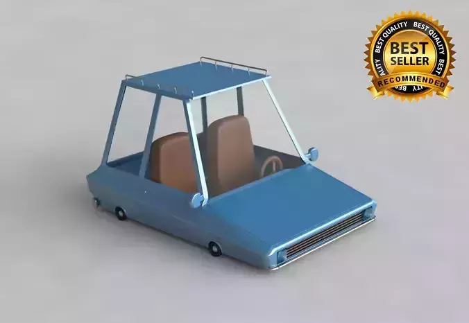 Car cartoon 3D model