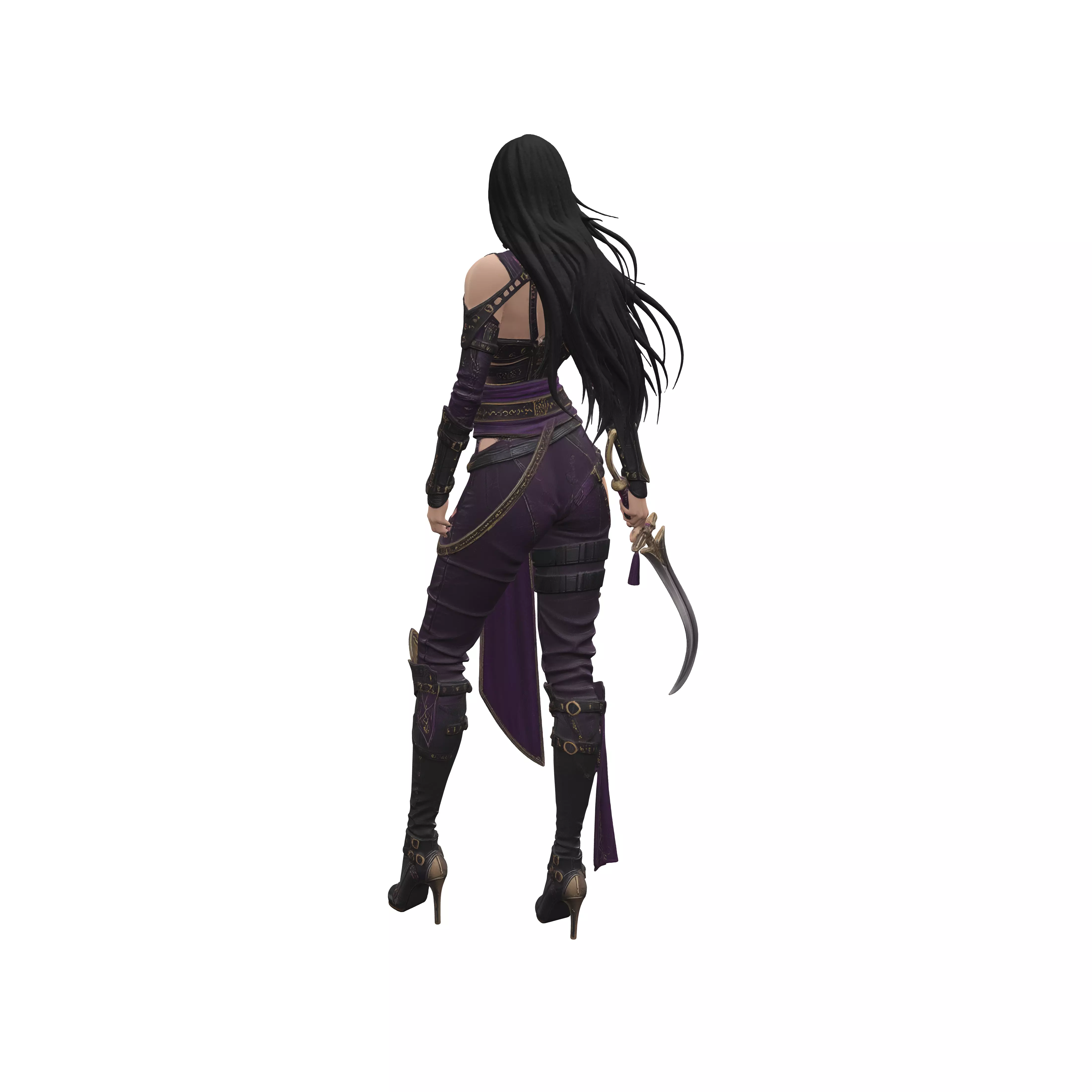 Li Mei Mortal Kombat 3D 3D model