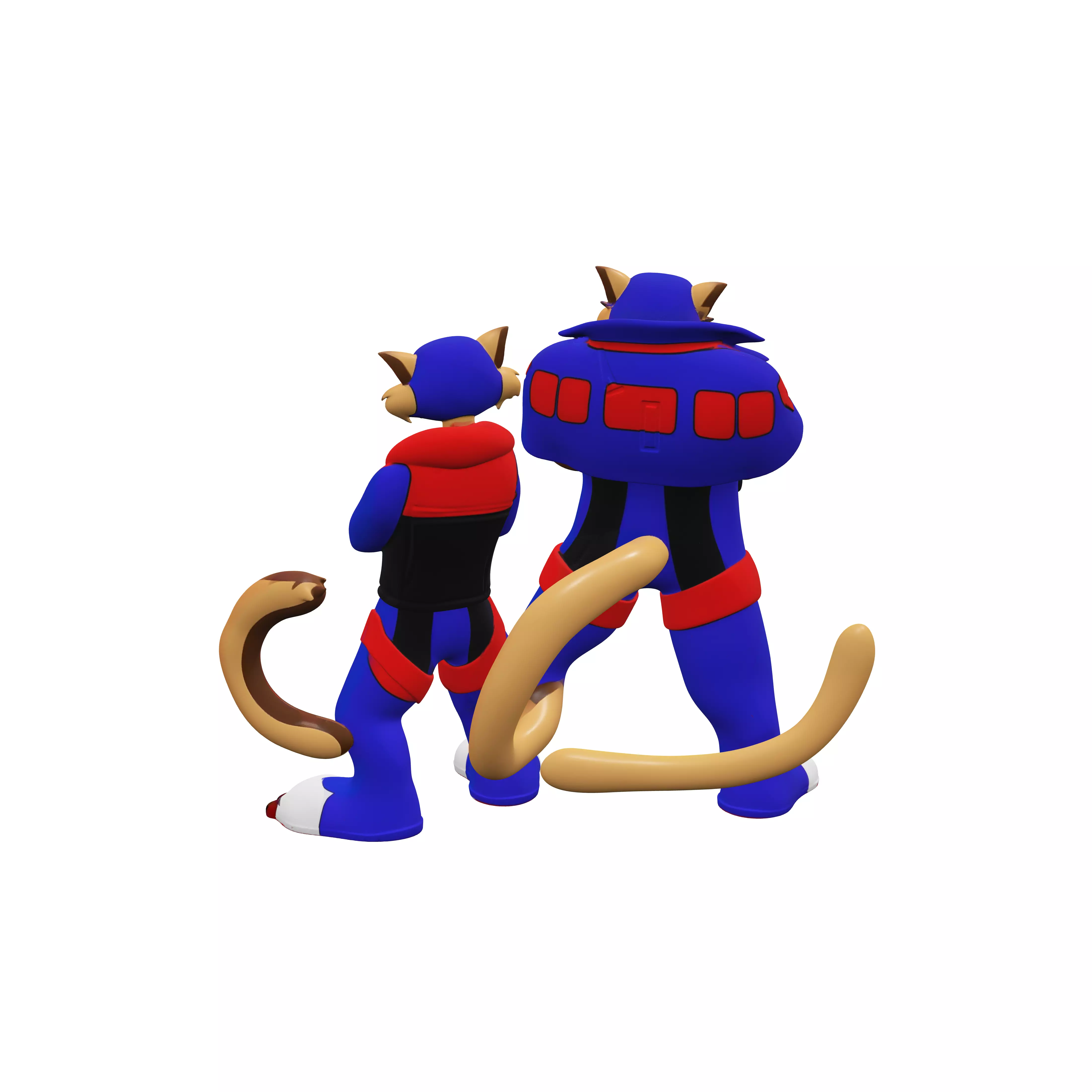 Blue Valor Duo 3D model