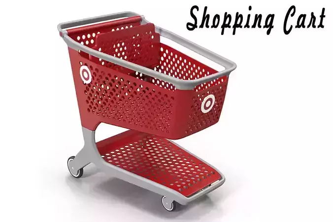 Shopping Cart 3D model