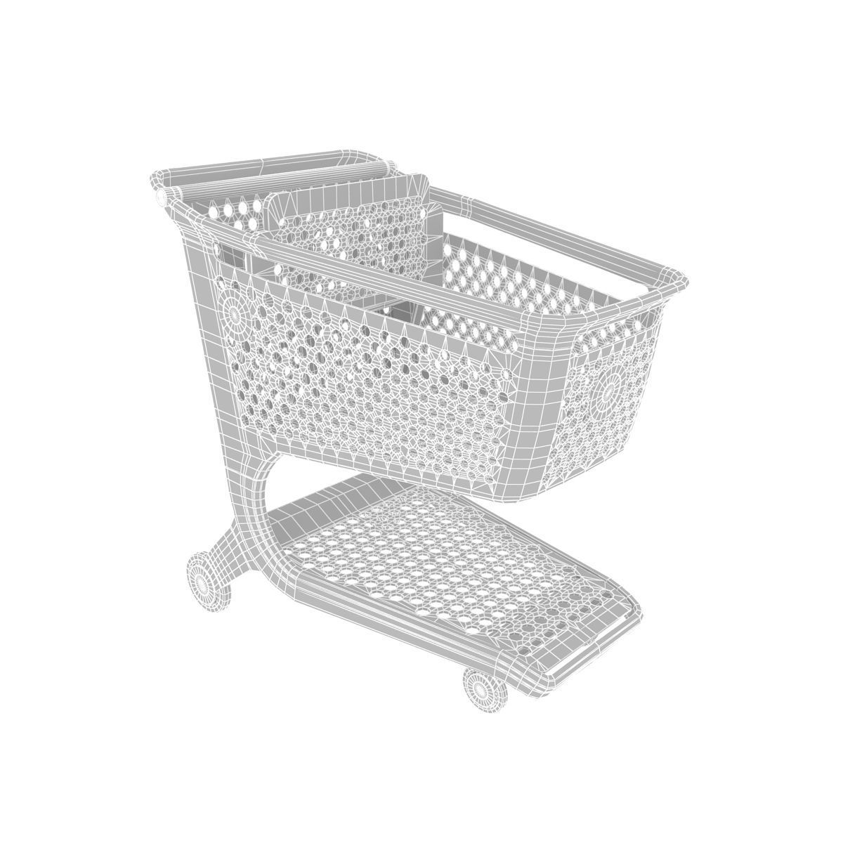 Shopping Cart 3D model_8