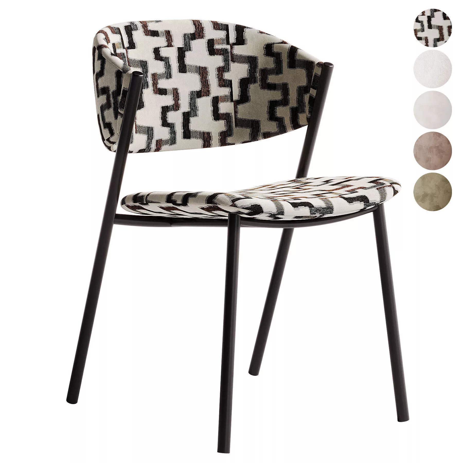 Modern Dining Chair 3D Model 3D model