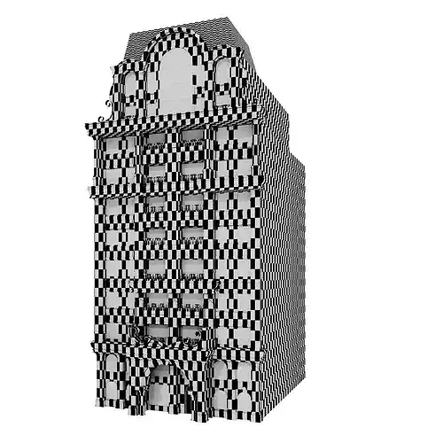 luxury building 8 3D model 4