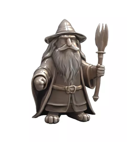 Stylized Wizard forTabletop RPG 3D print model