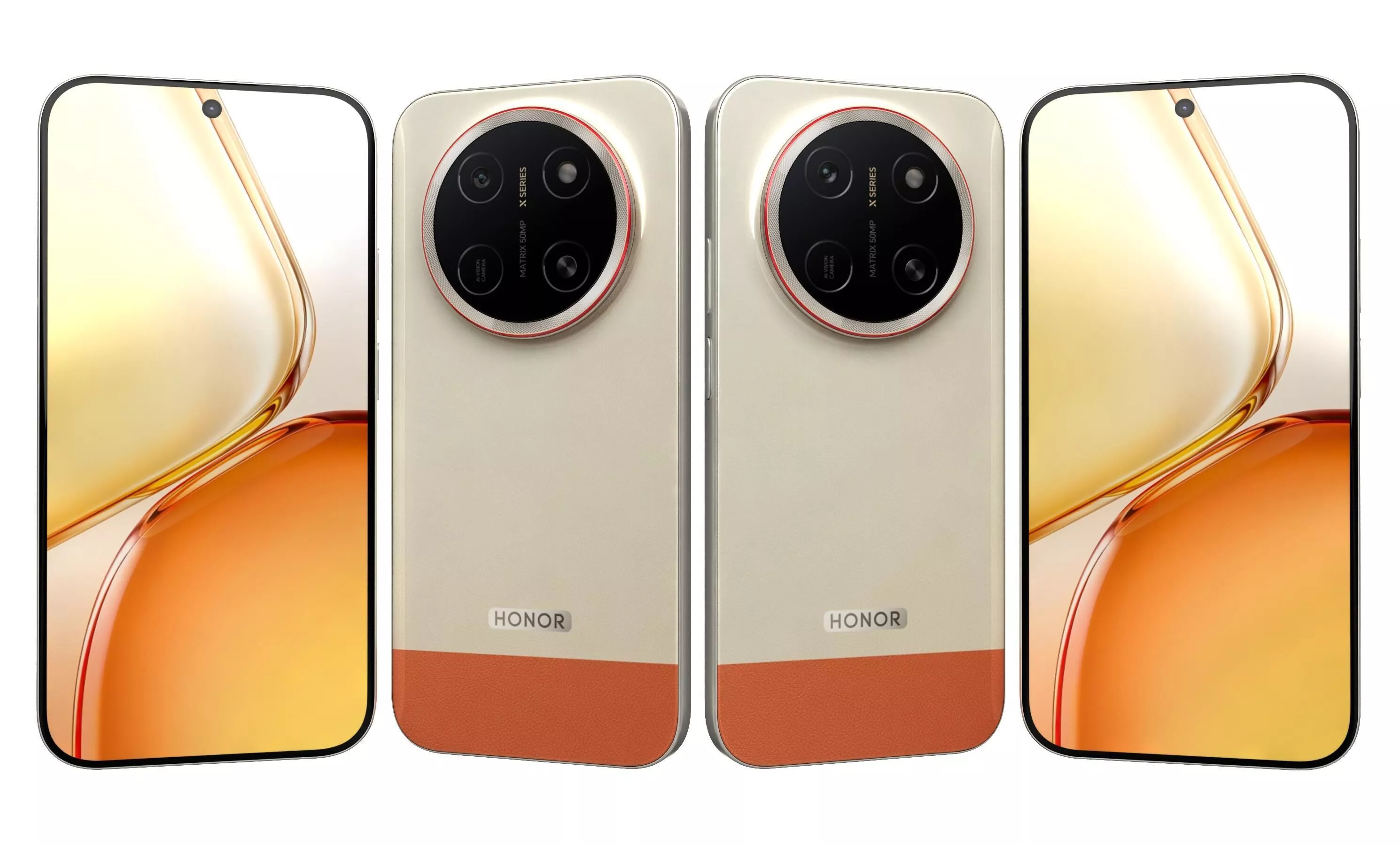 Honor X80 Pro Max Gold 3D model