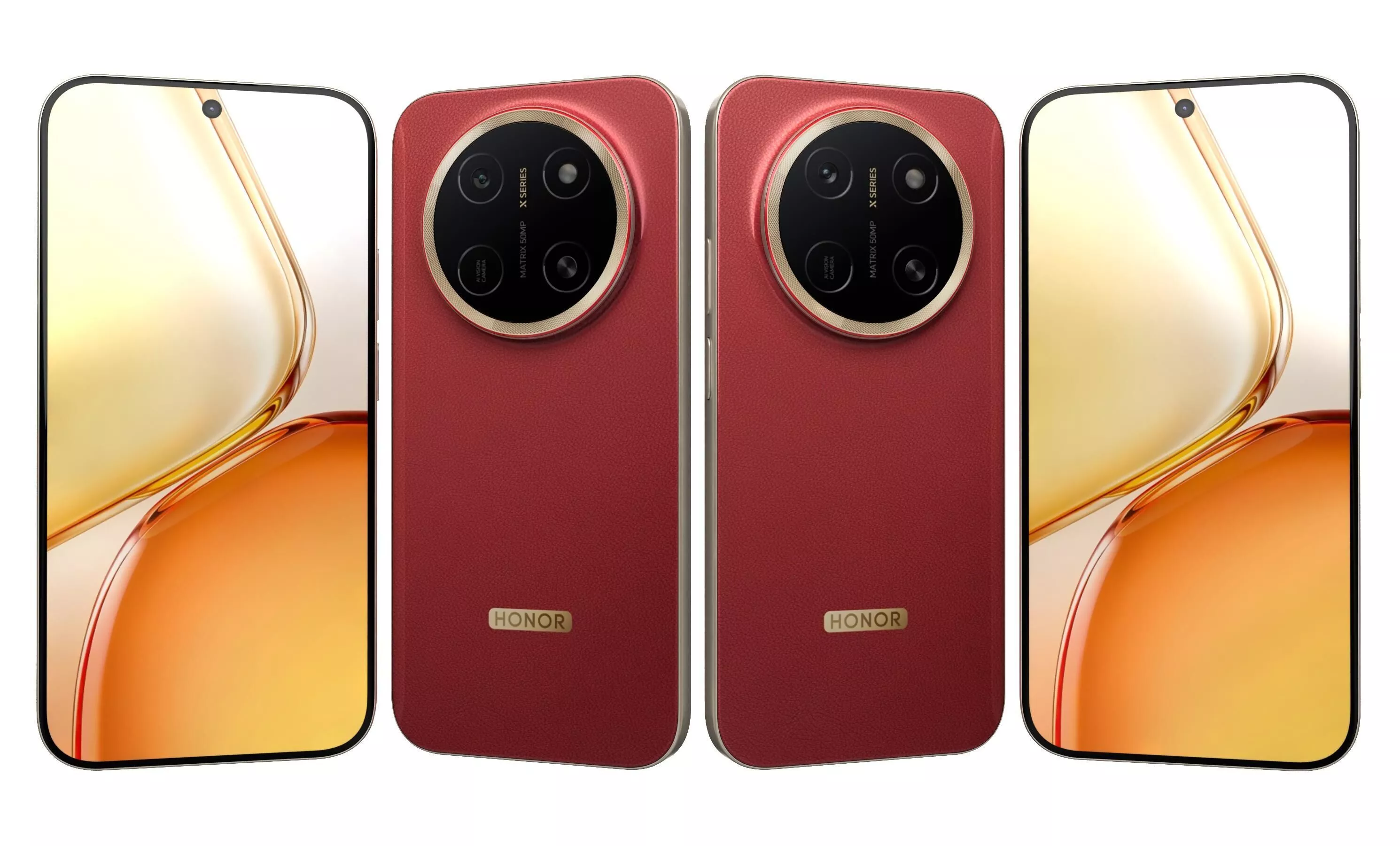Honor X80 Pro Max Red 3D model
