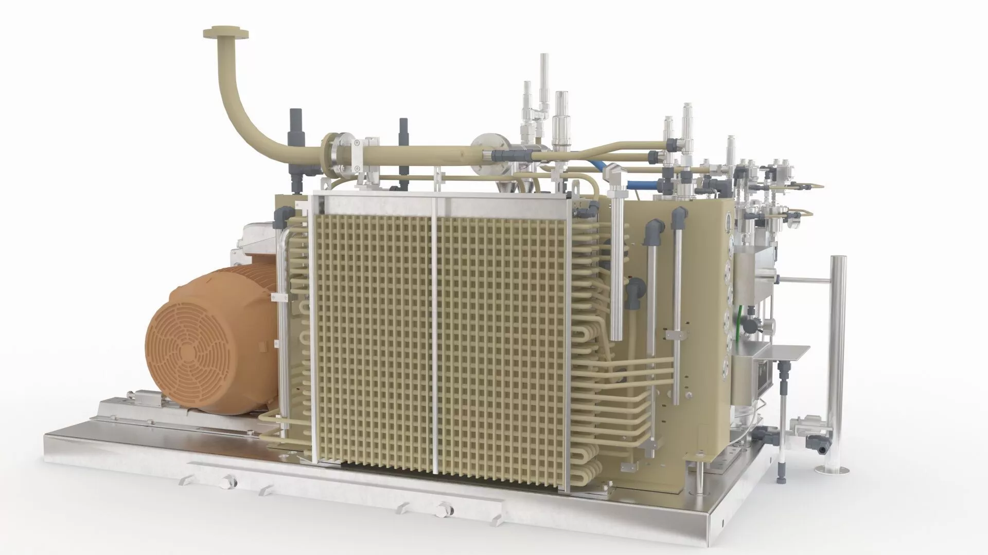 Industrial Air Compressor 3D model