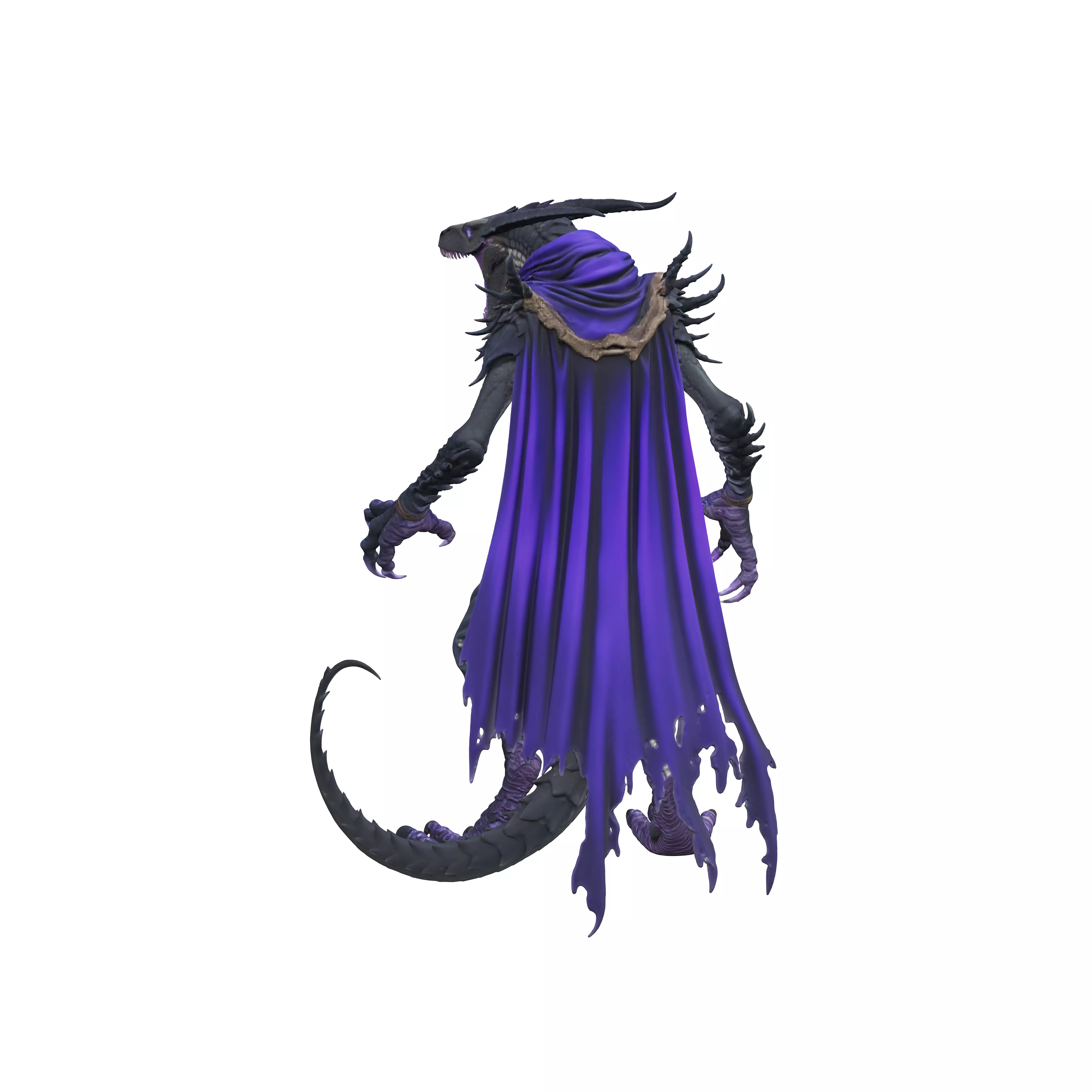 Lizard Shadow Sorcerer 3D model