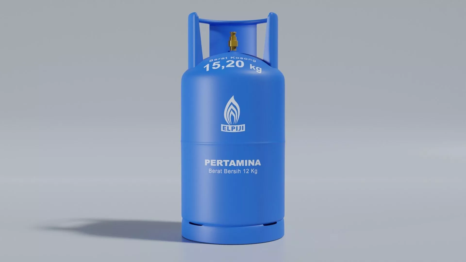 Gas Tank - Gas Cylinder - LPG - Elpiji 15kg 3D model