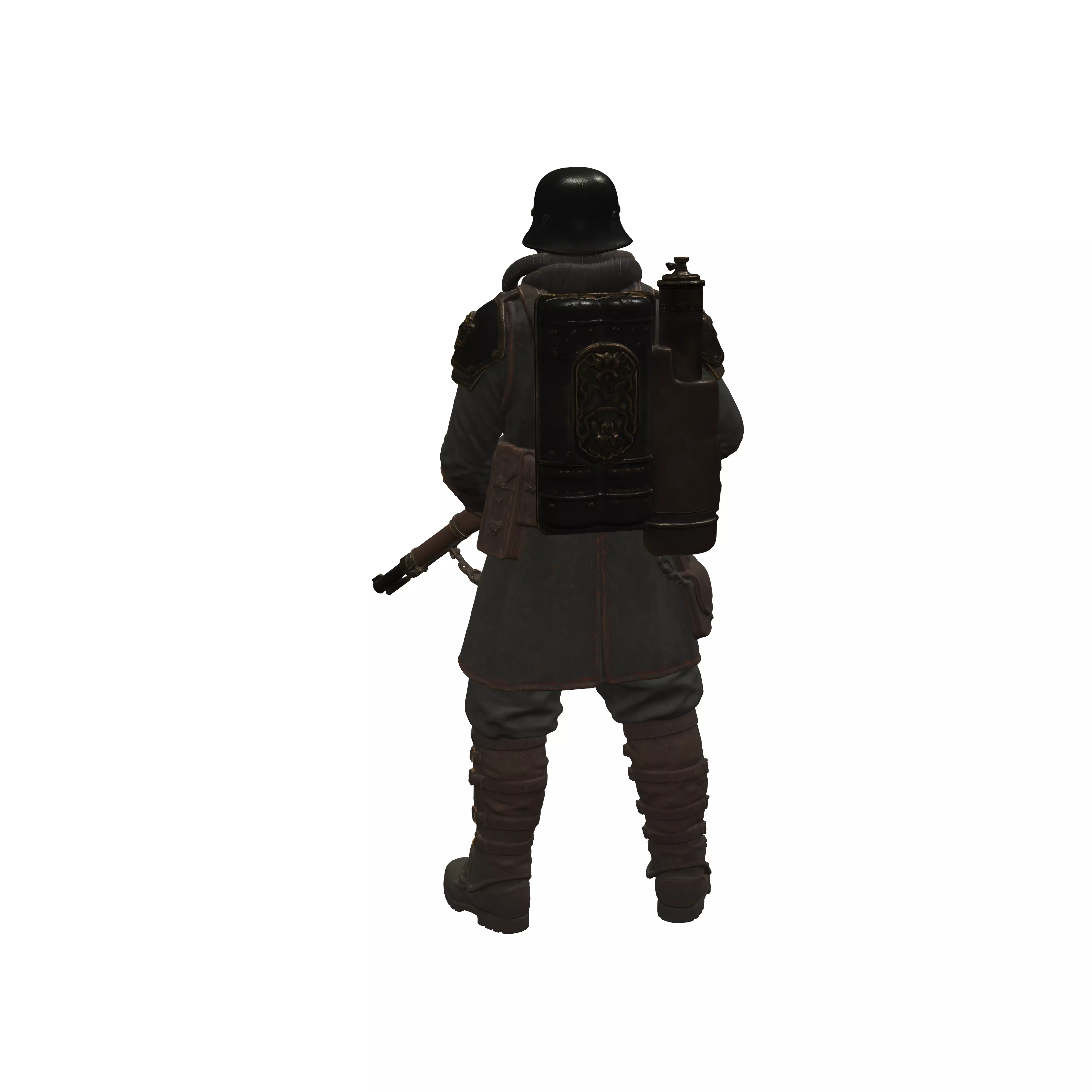 Brass Sentinel 3D model