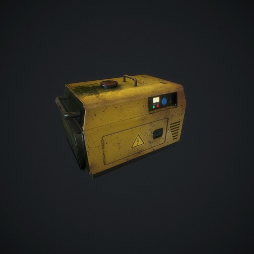 Generator v2 pbr Low-poly 3D model