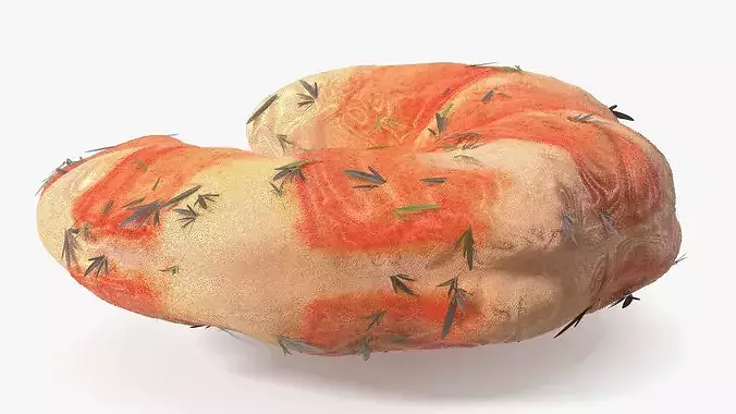 Cooked Shrimp 3D model 7