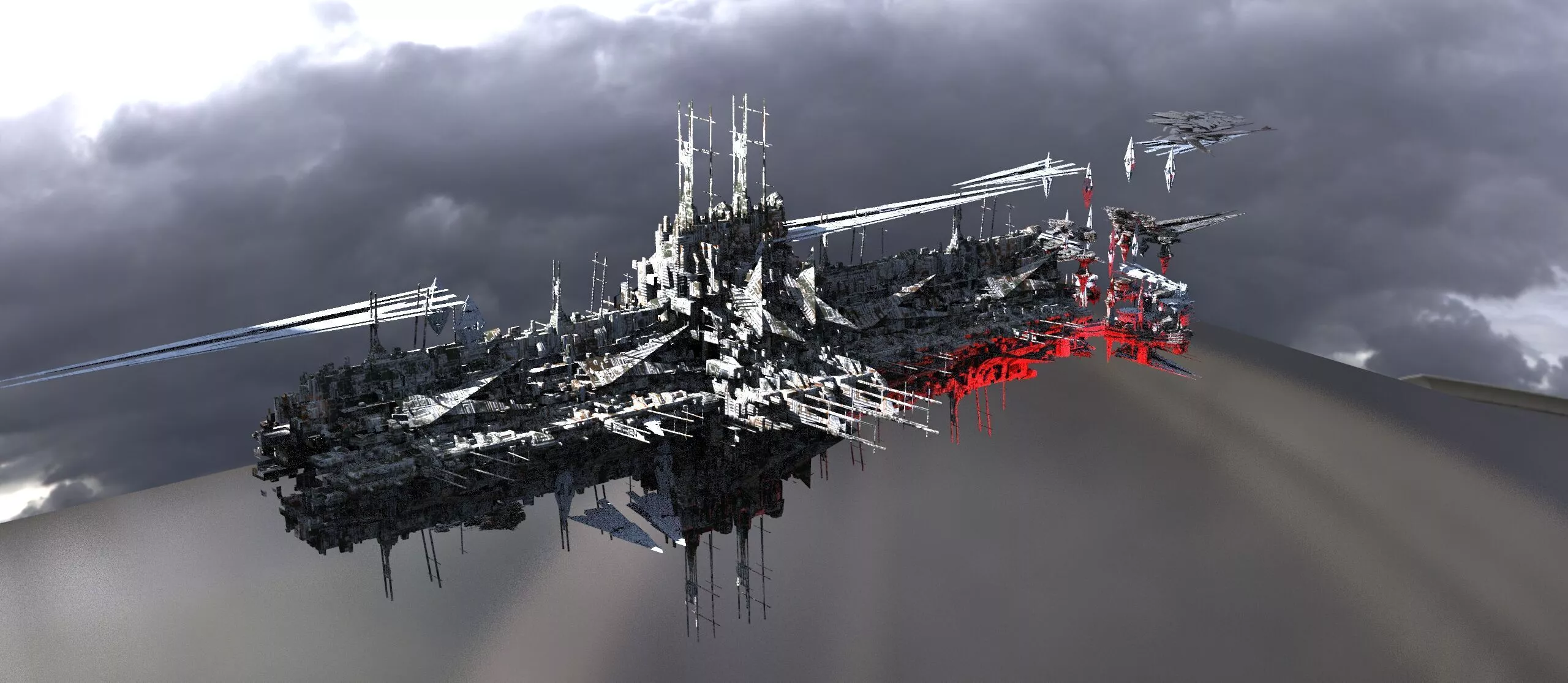 Tri devastator Ascension Green tower 6 3D model
