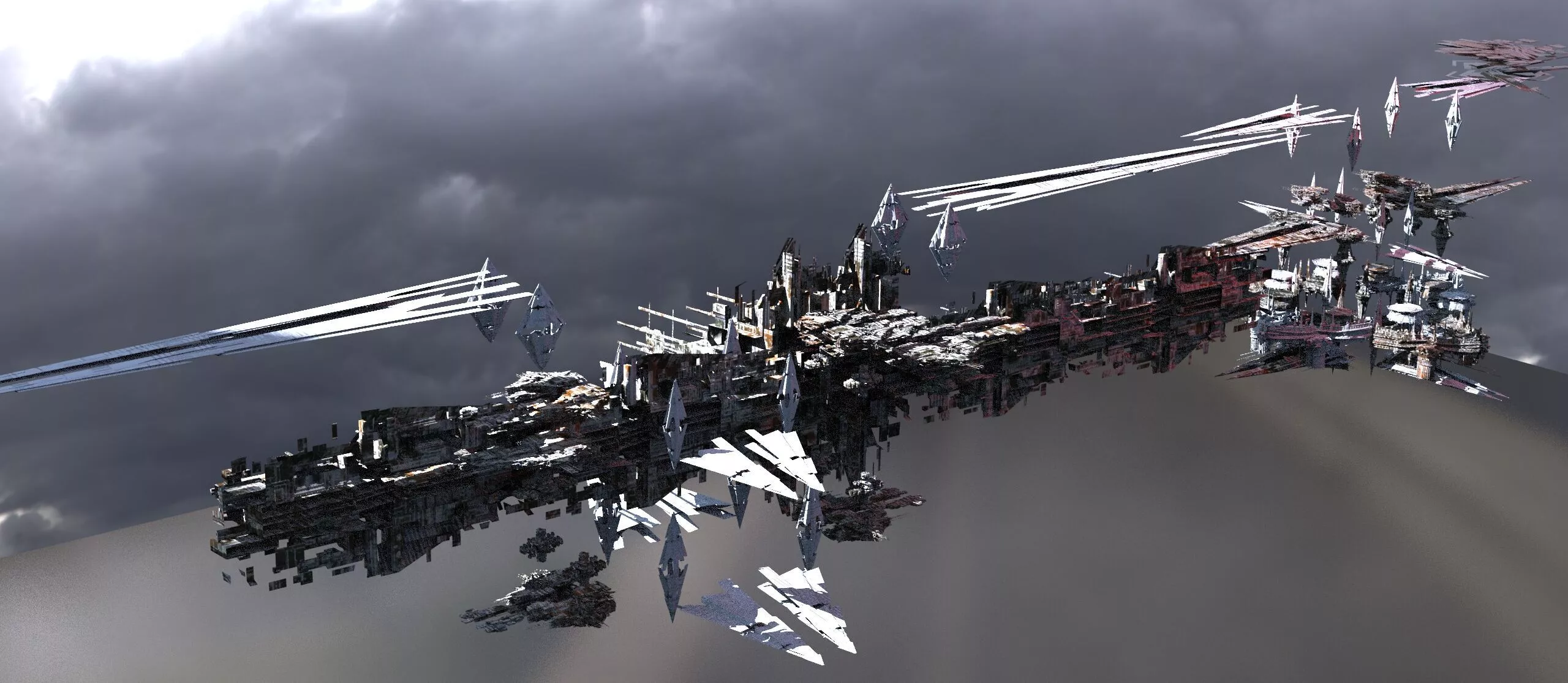 Tri devastator Ascension Green tower 7 3D model