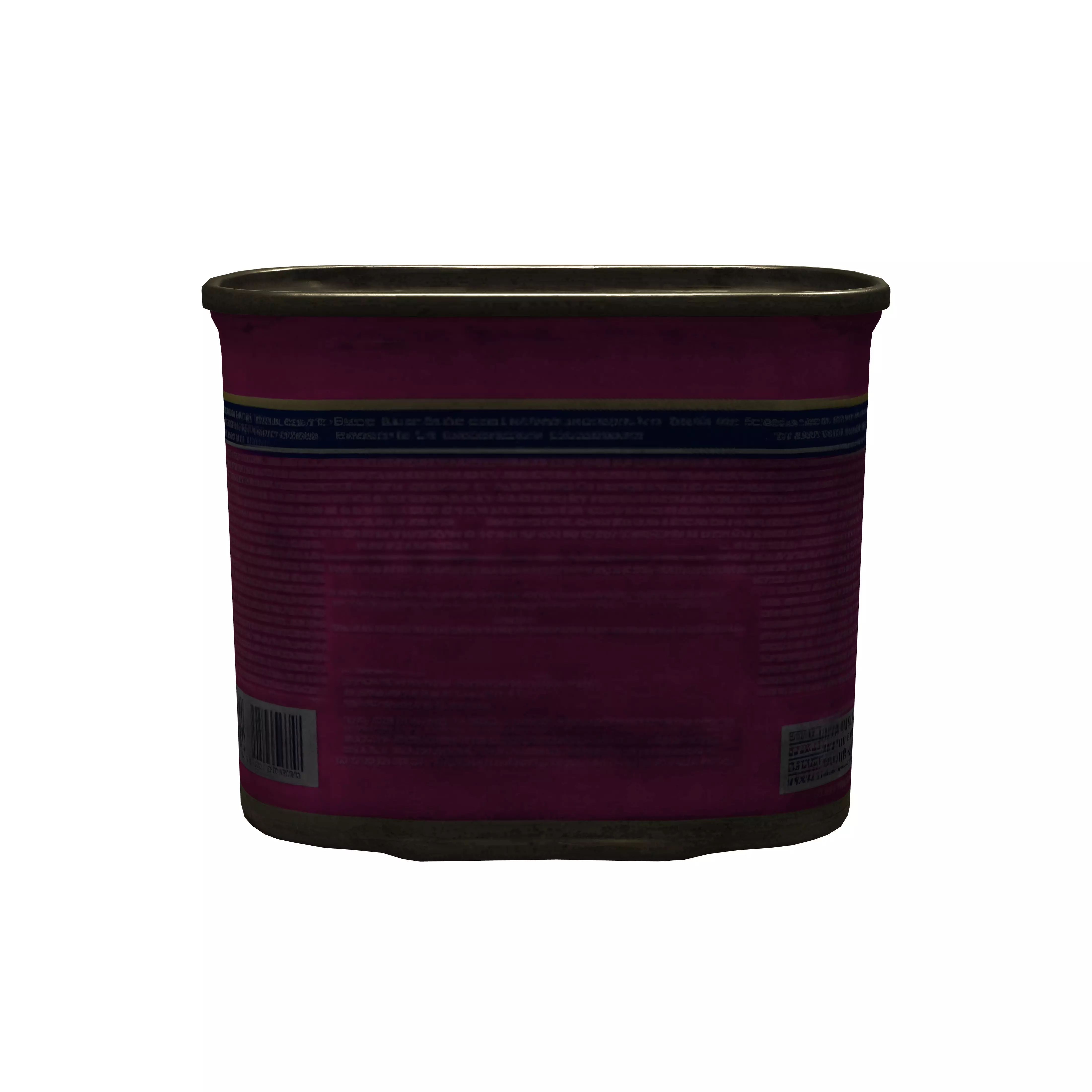 Canned Spam But Color is Pink 3D model
