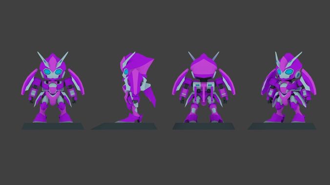 Super Mecha 3 - Zelita of Code Name Z3LA - 3D Print Ready 3D print model