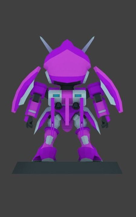 Super Mecha 3 - Zelita of Code Name Z3LA - 3D Print Ready 3D print model_4