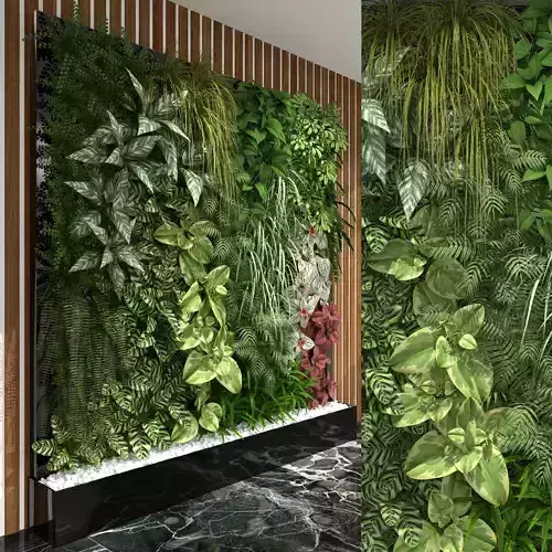 Green wall 3D model