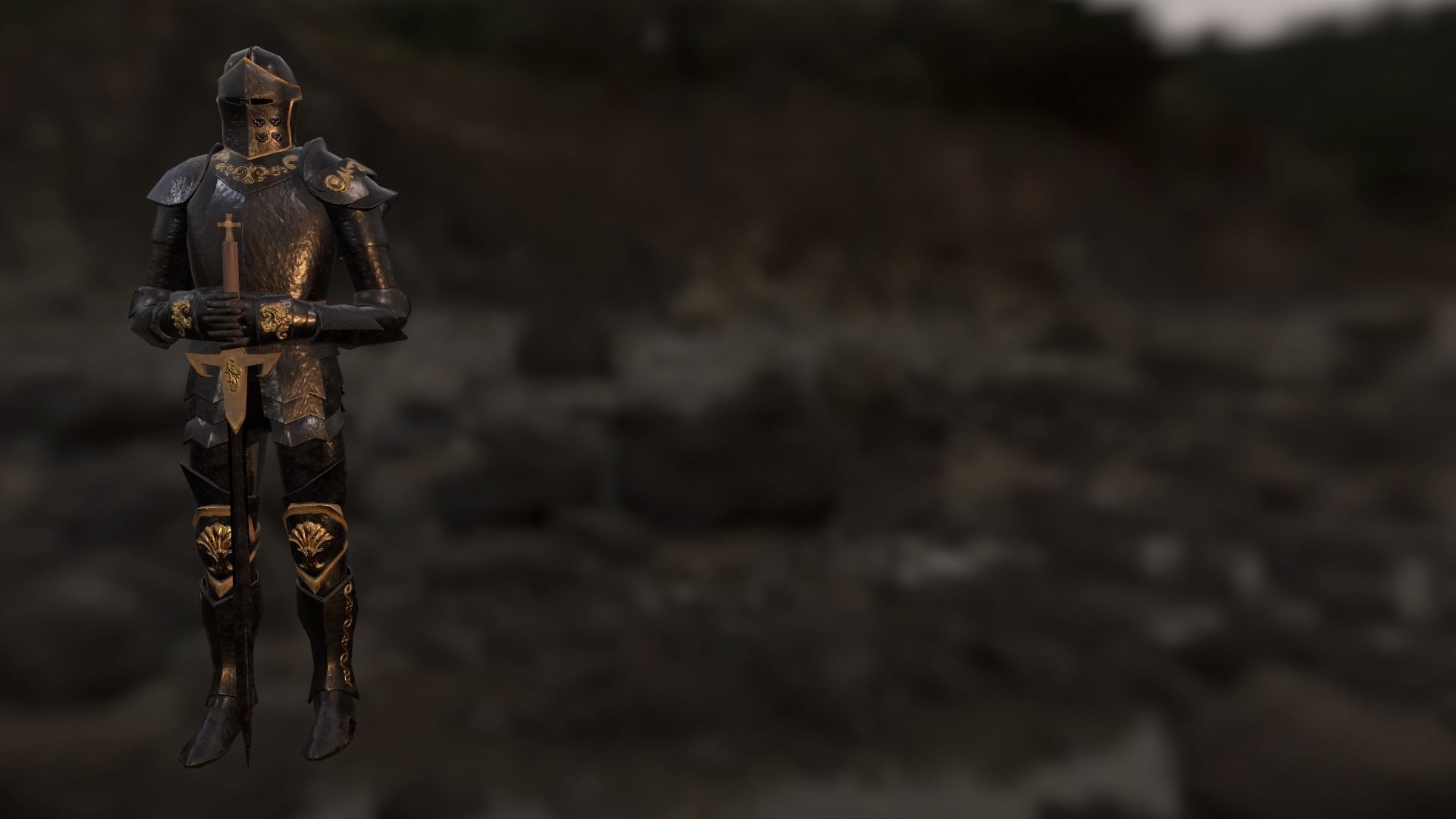 Armor Low-poly 3D model_8