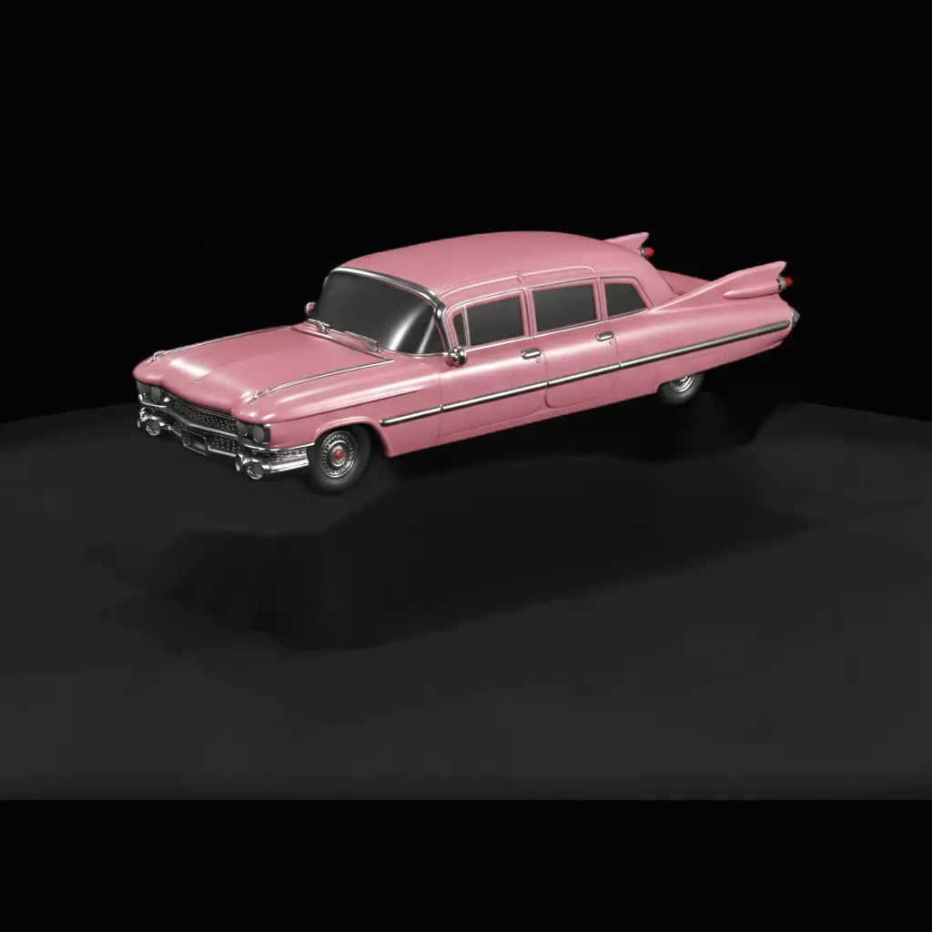 1-87 HO 1959 cadilac fleetwood Printable STL 3D print model