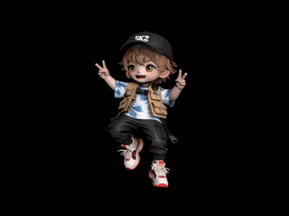 summer youth 3D model