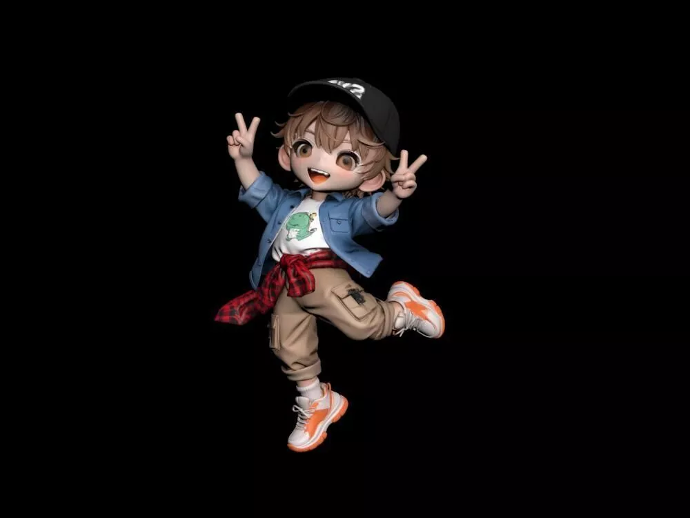 summer youth 3D model