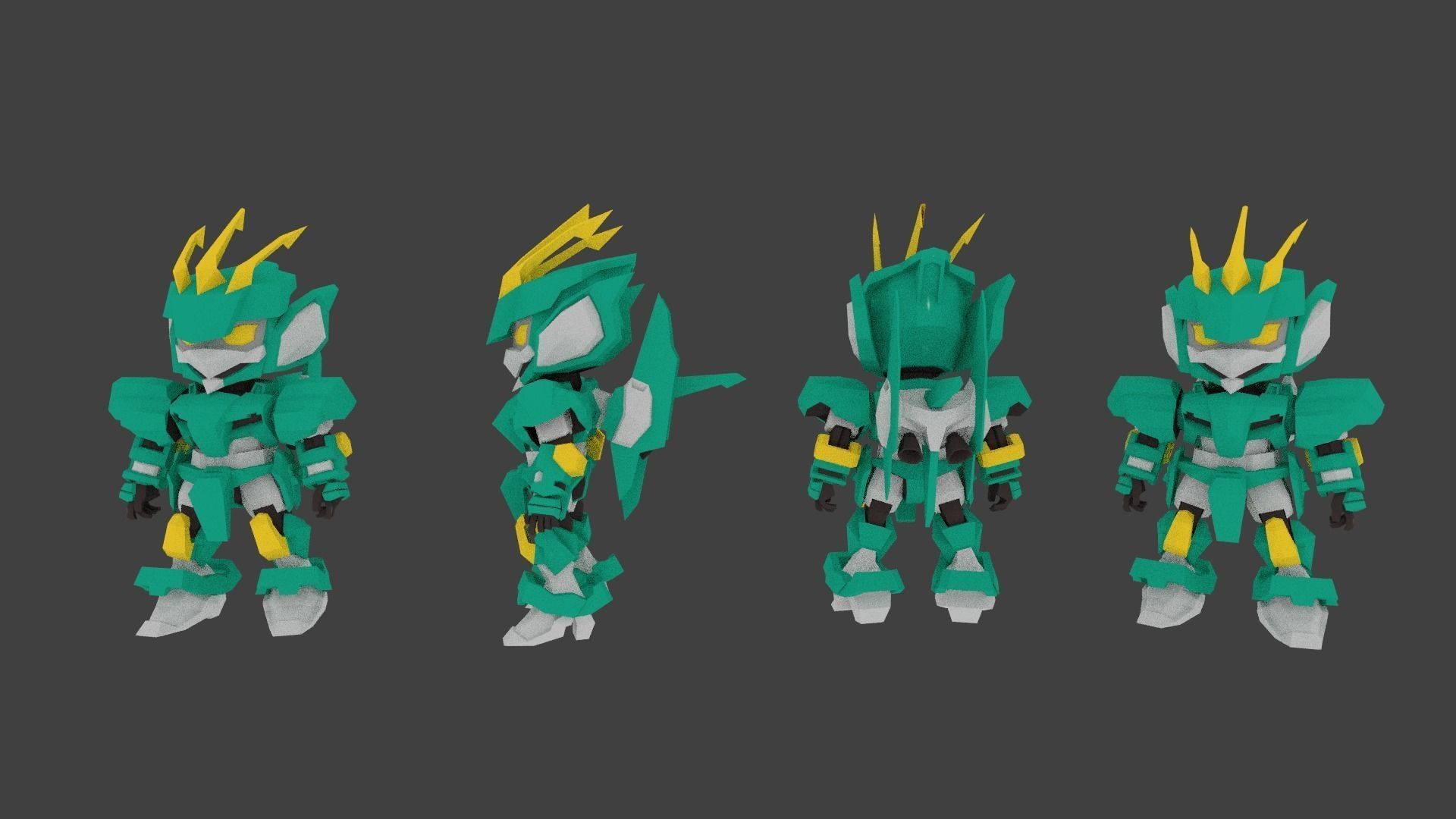 Super Mecha 1 - Bysreg of Code Name B3Y12 - 3D Print Ready 3D print model