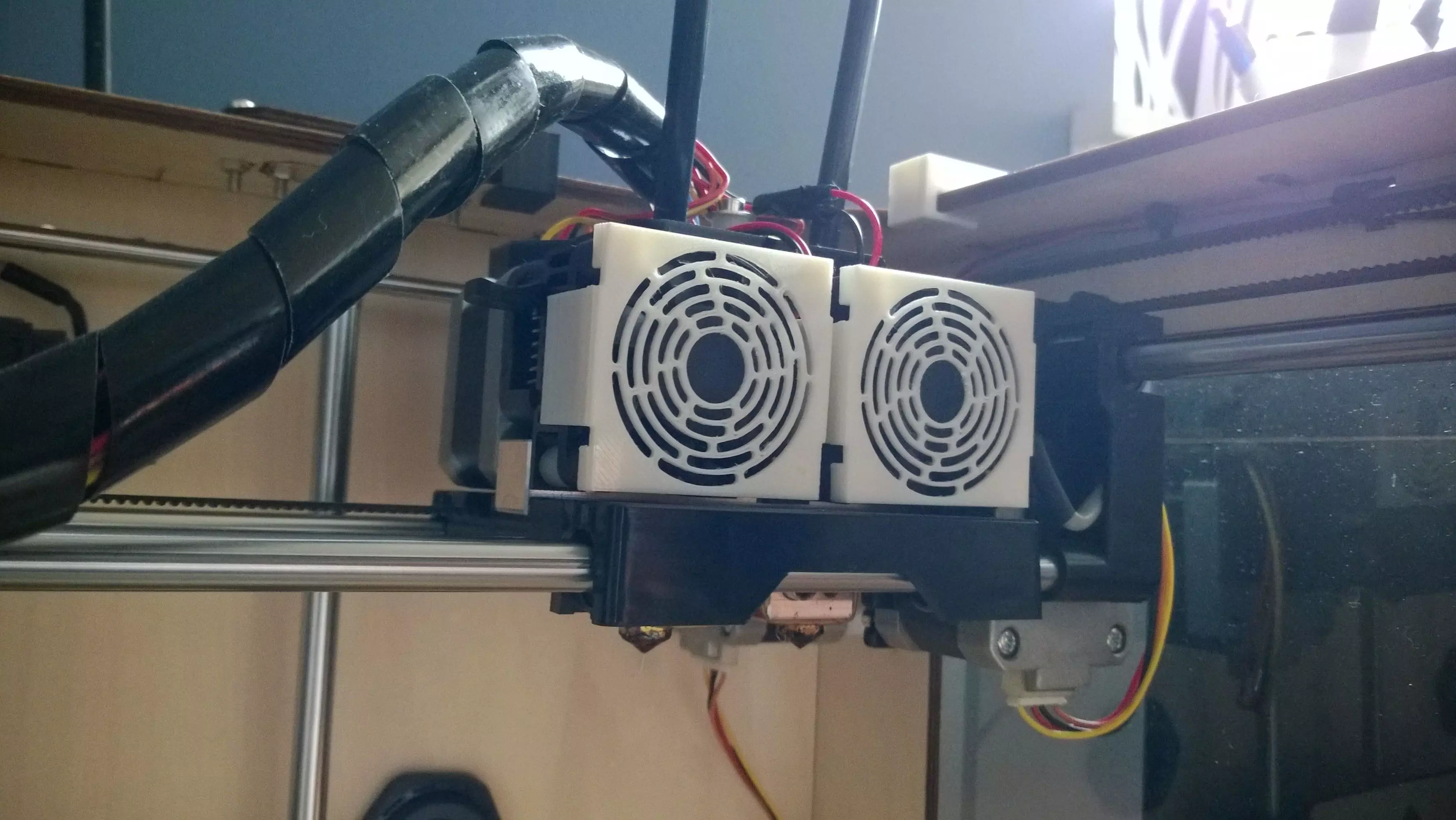 012a - Fan Shroud for FlashForge Creator Creator X 3D printer -  3D print model_0