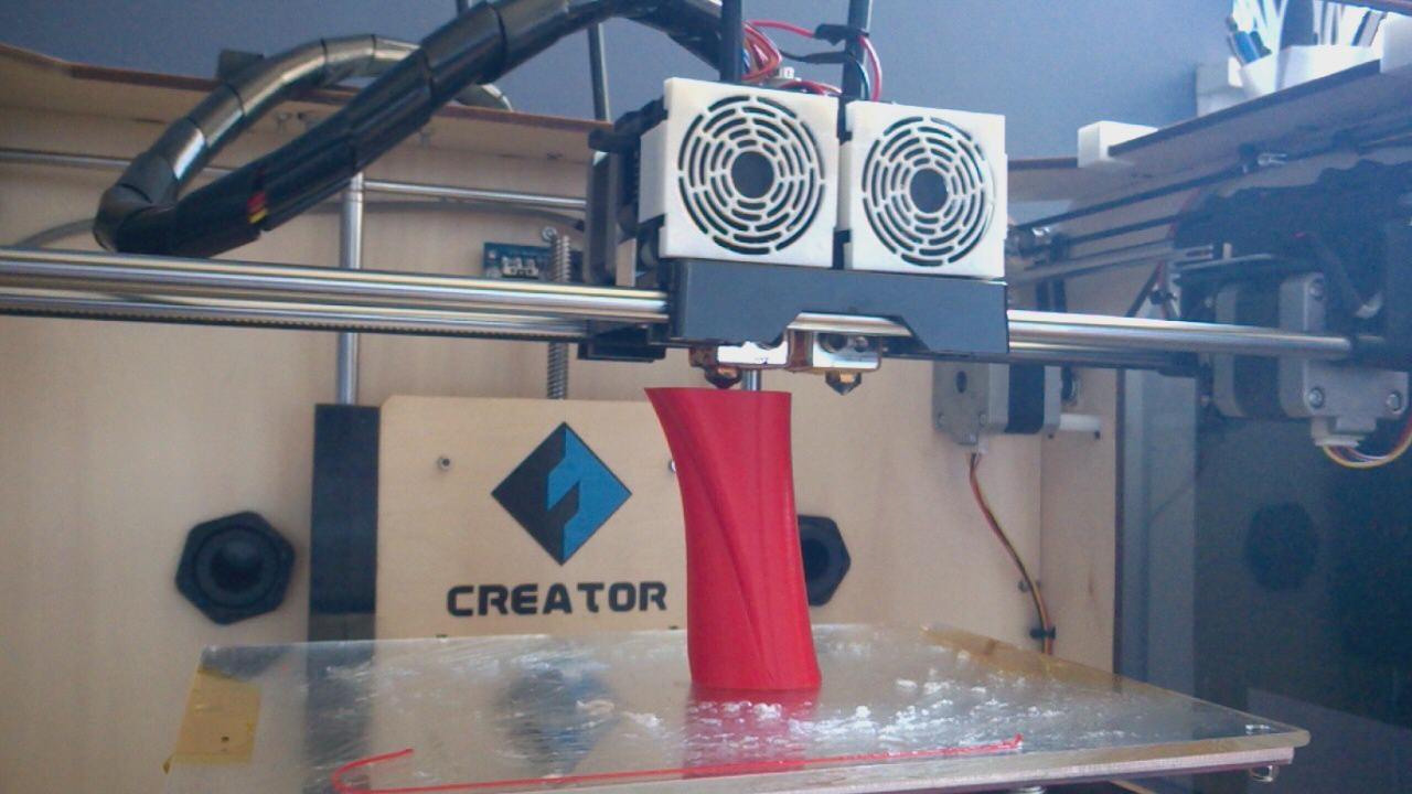 012a - Fan Shroud for FlashForge Creator Creator X 3D printer -  3D print model_1